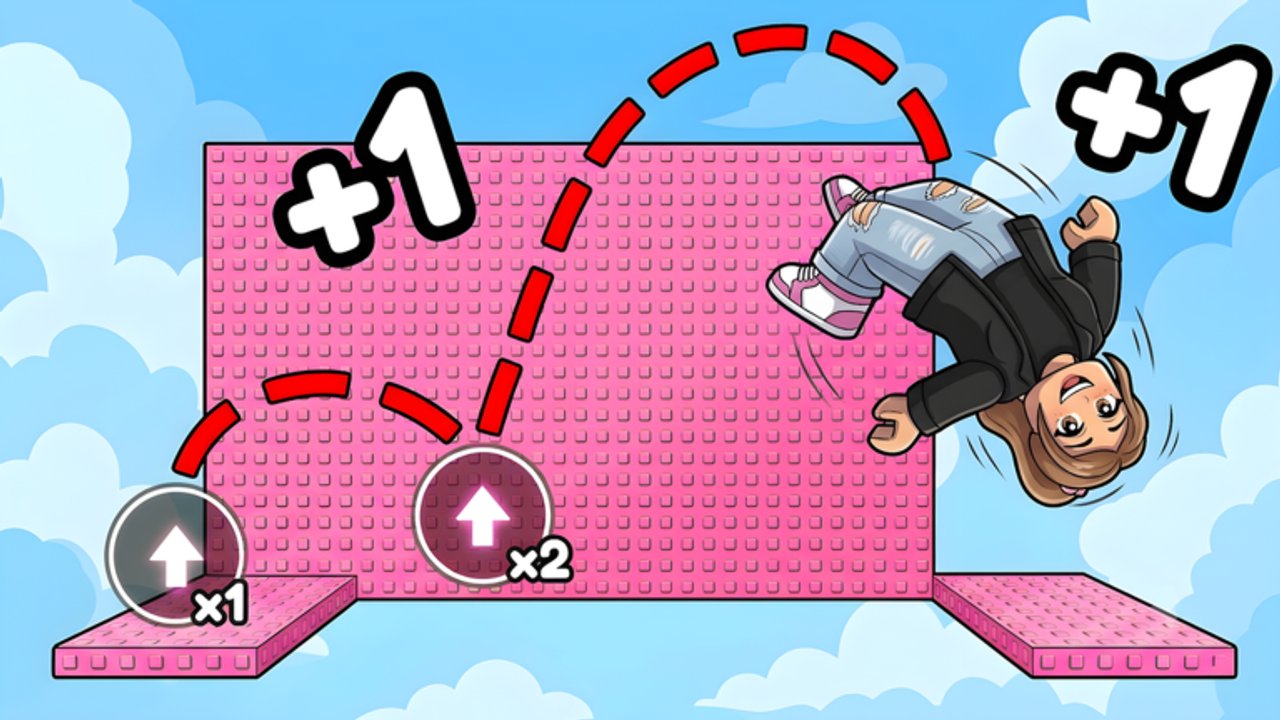 Lobby- und Kursübersicht von Backflip Phonk Escape auf Roblox